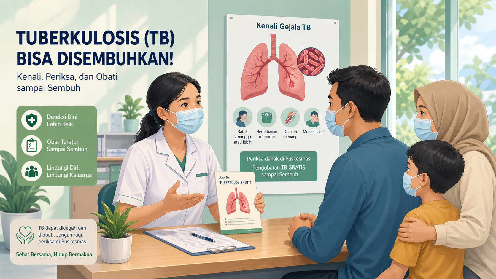 Tuberkulosis: Kenali Gejala, Cegah Penularan, dan Lakukan Pengobatan Secara Tuntas